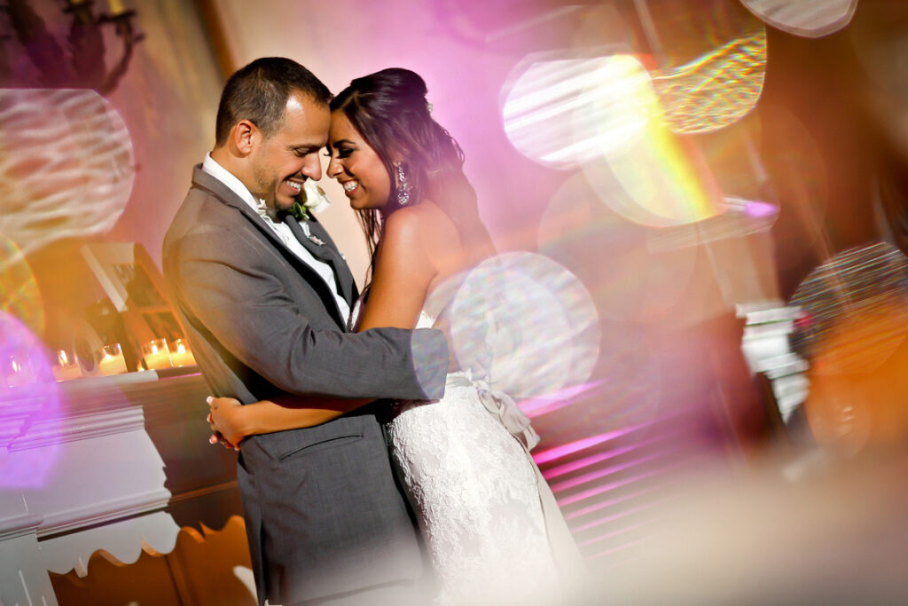 Bride and Groom Atlantis Bahamas Wedding